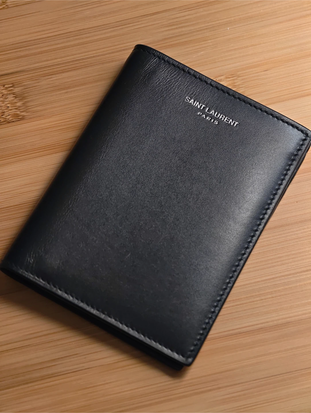 Saint Laurent Card Wallet (Midnight Blue)