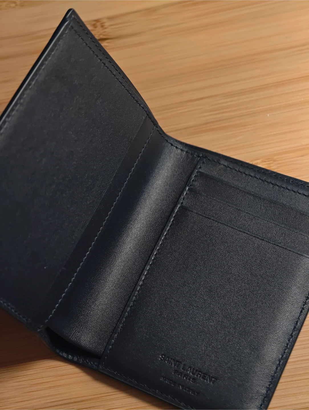 Saint Laurent Card Wallet (Midnight Blue) - photo 3