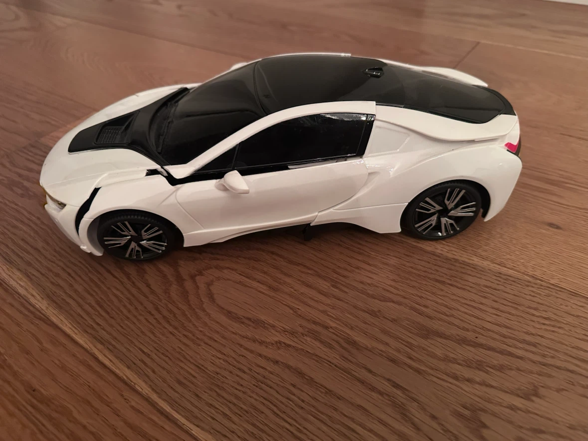 White Remote transformer Control Robot Car - photo 2
