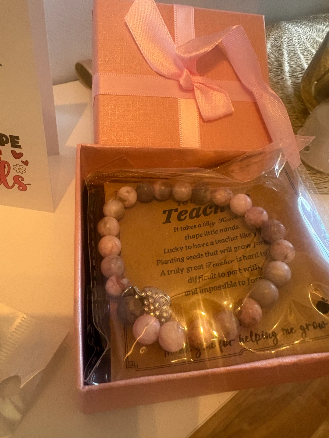 Teacher Tumbler Gift Set with Bracelet and Keychain - photo 5