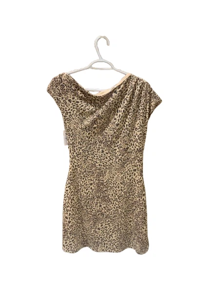 Women's Ruched Leopard Print Dress - photo 2