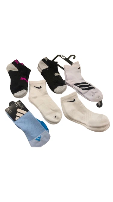 Assorted Athletic Socks - Nike, Adidas, Puma