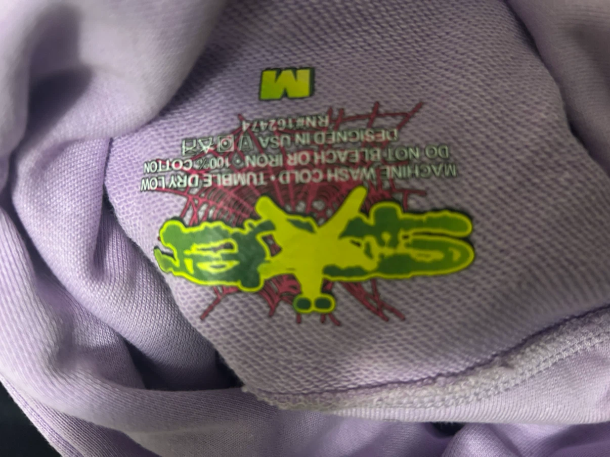 Purple Spiders Hoodie - photo 3