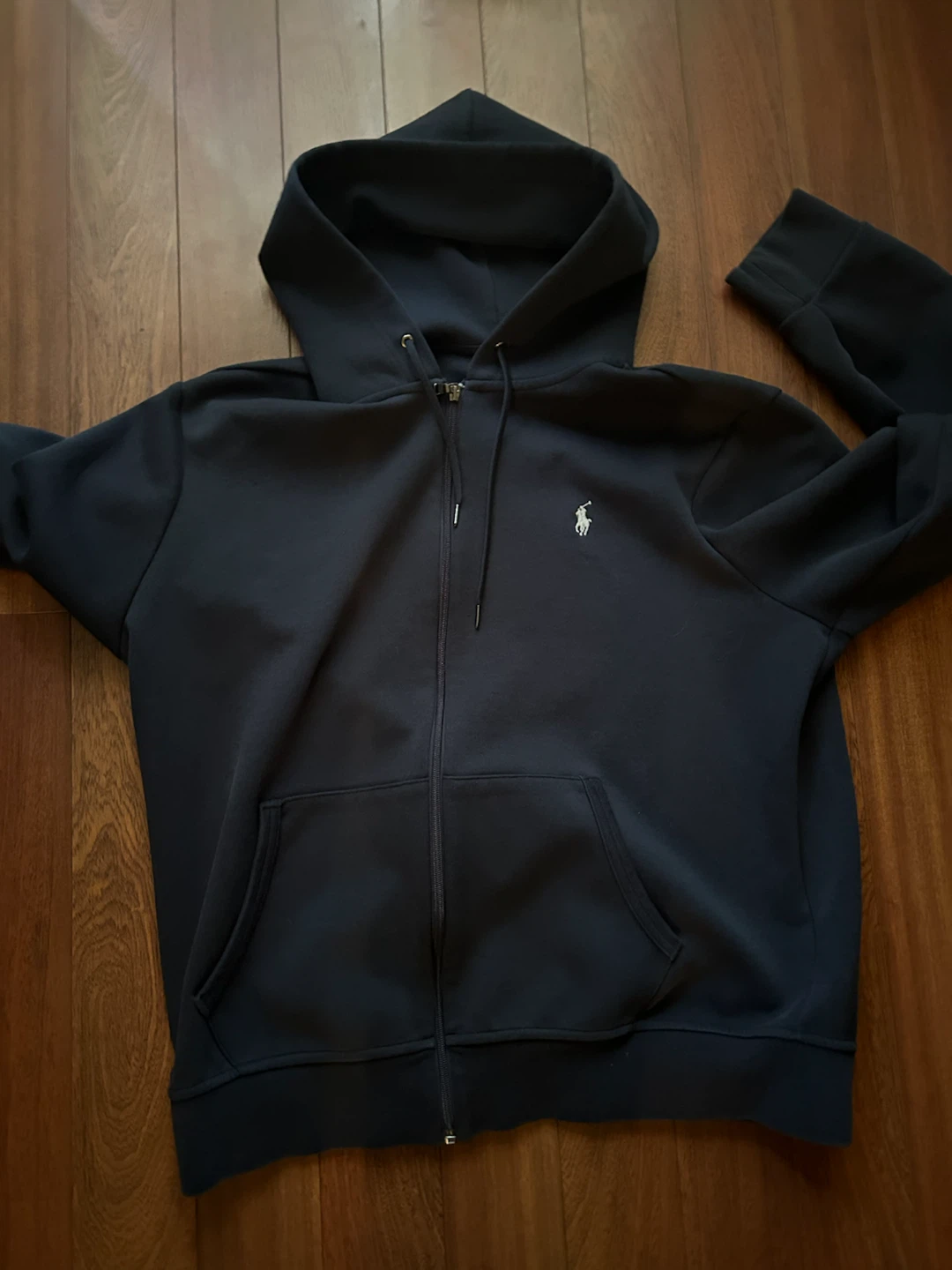 Polo Ralph Lauren Zip-Up Hoodie - Navy - XL