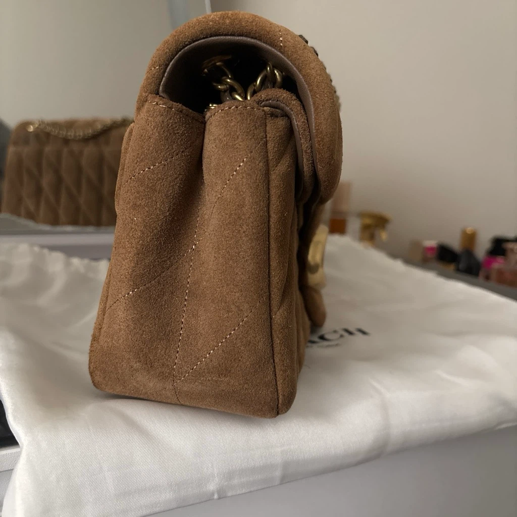 Coach Suede Shoulder Bag - photo 2
