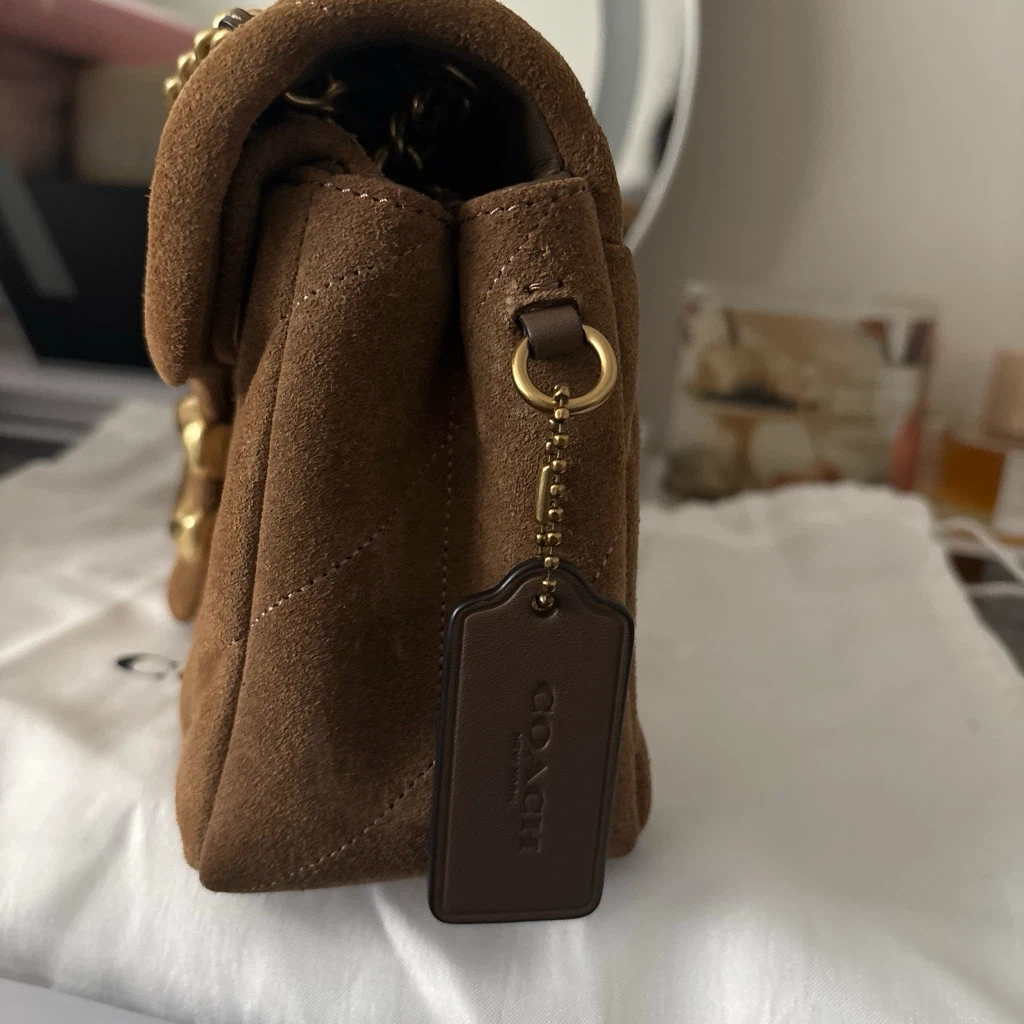 Coach Suede Shoulder Bag - photo 3