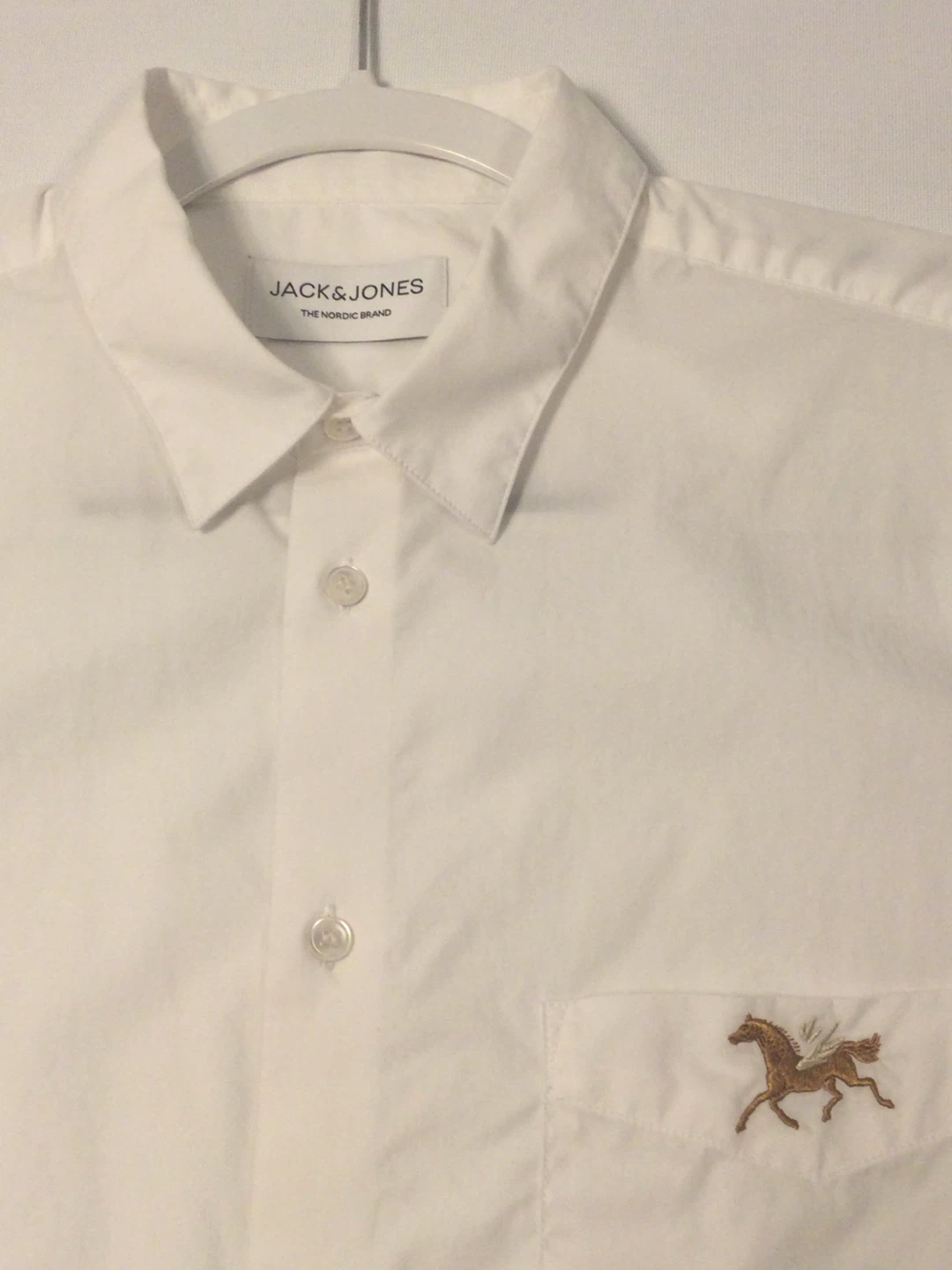 Jack & Jones White Long Sleeve Shirt, Size L/42 - photo 3