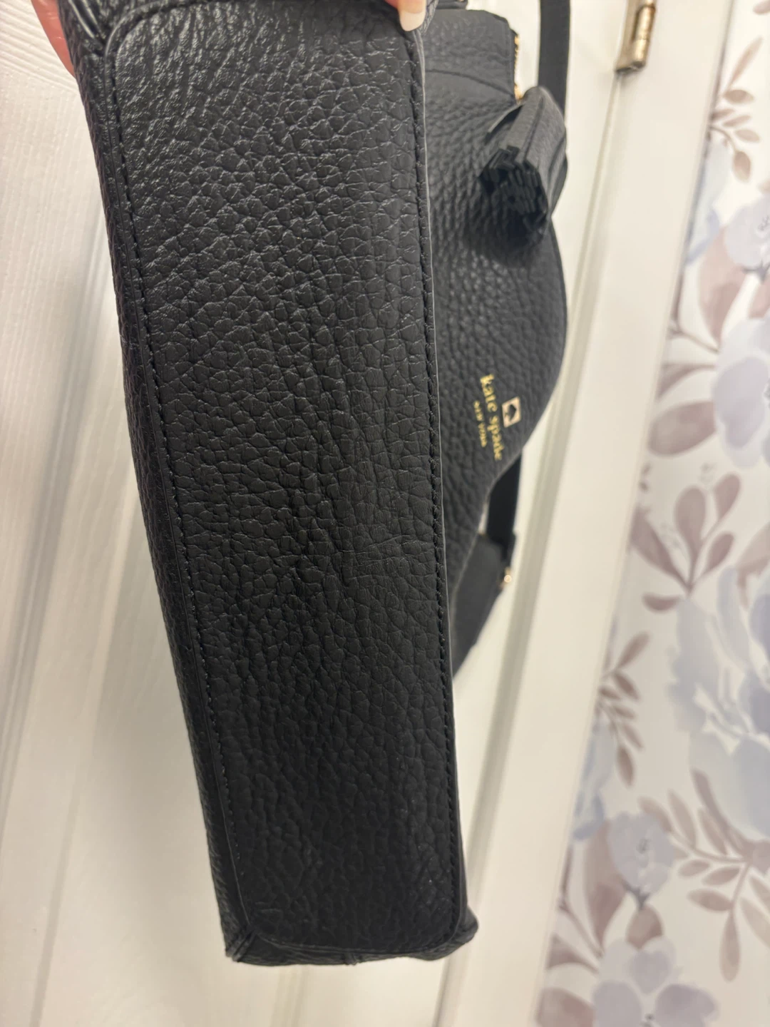 Kate Spade Black Leather Hobo Bag with Tassel - photo 2
