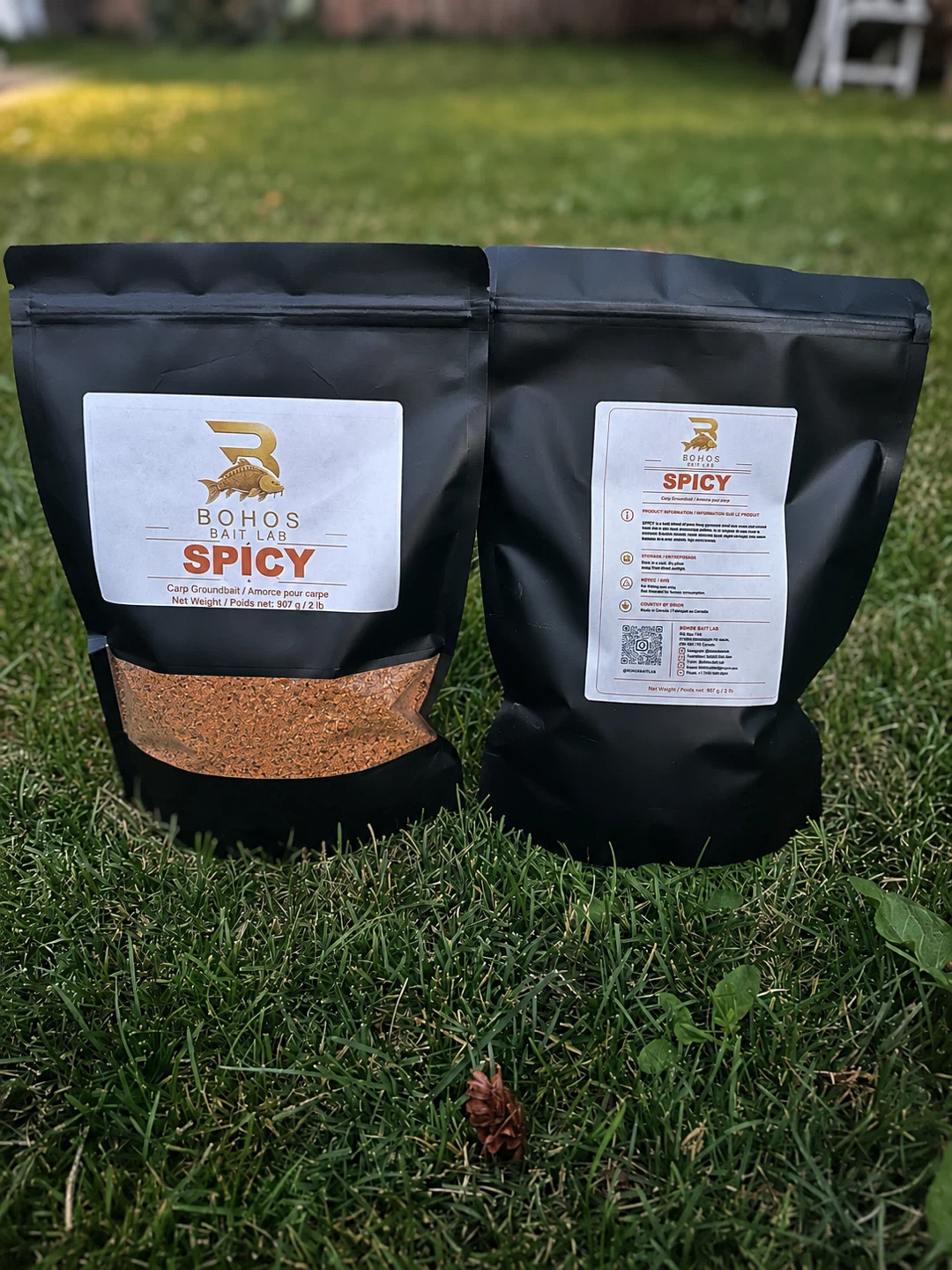 Boho's Bait Lab Spicy Carp Groundbait - 907 g