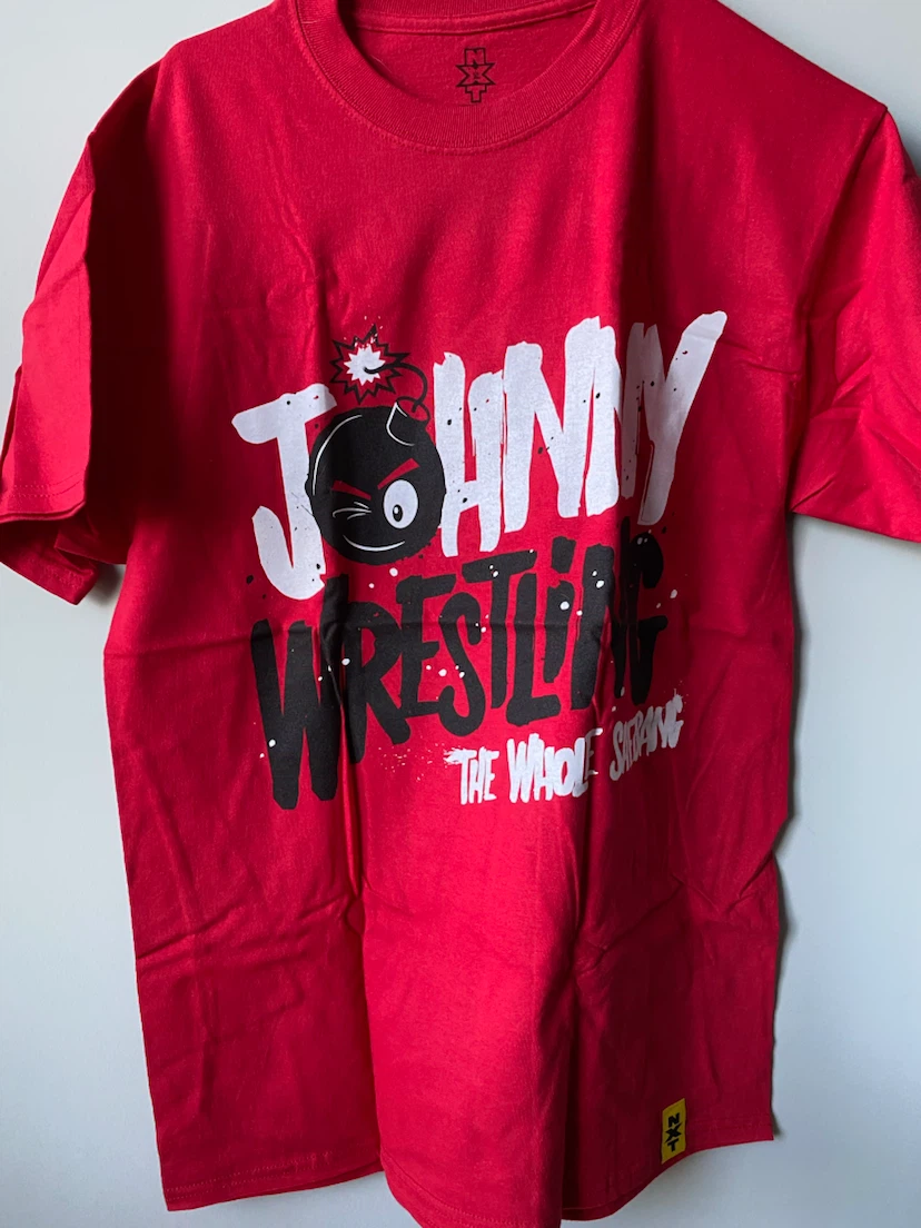 Wwe Johnny Wrestling The Whole Shebang T-Shirt - photo 2