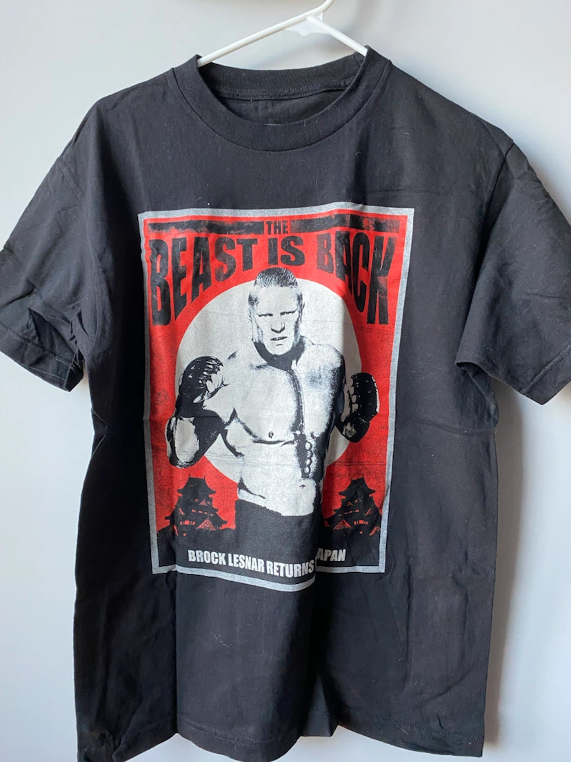 Brock Lesnar Returns The Beast is Back WWE T-Shirt Size Medium