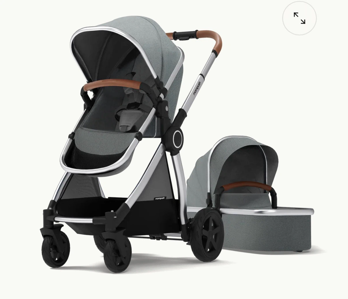 Mompush Stroller with Bassinet