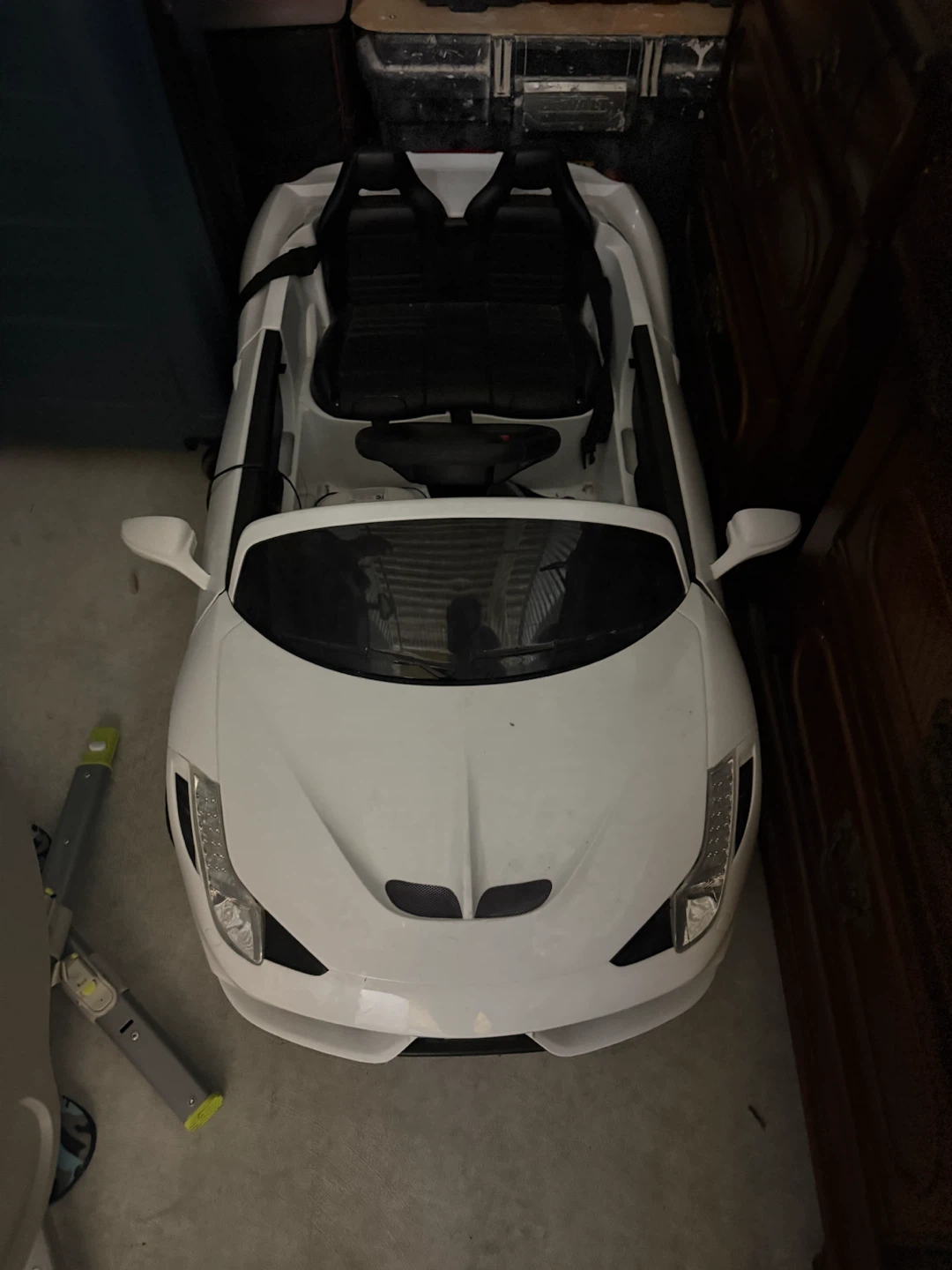 White Kids Ride-On Sports Car - photo 3