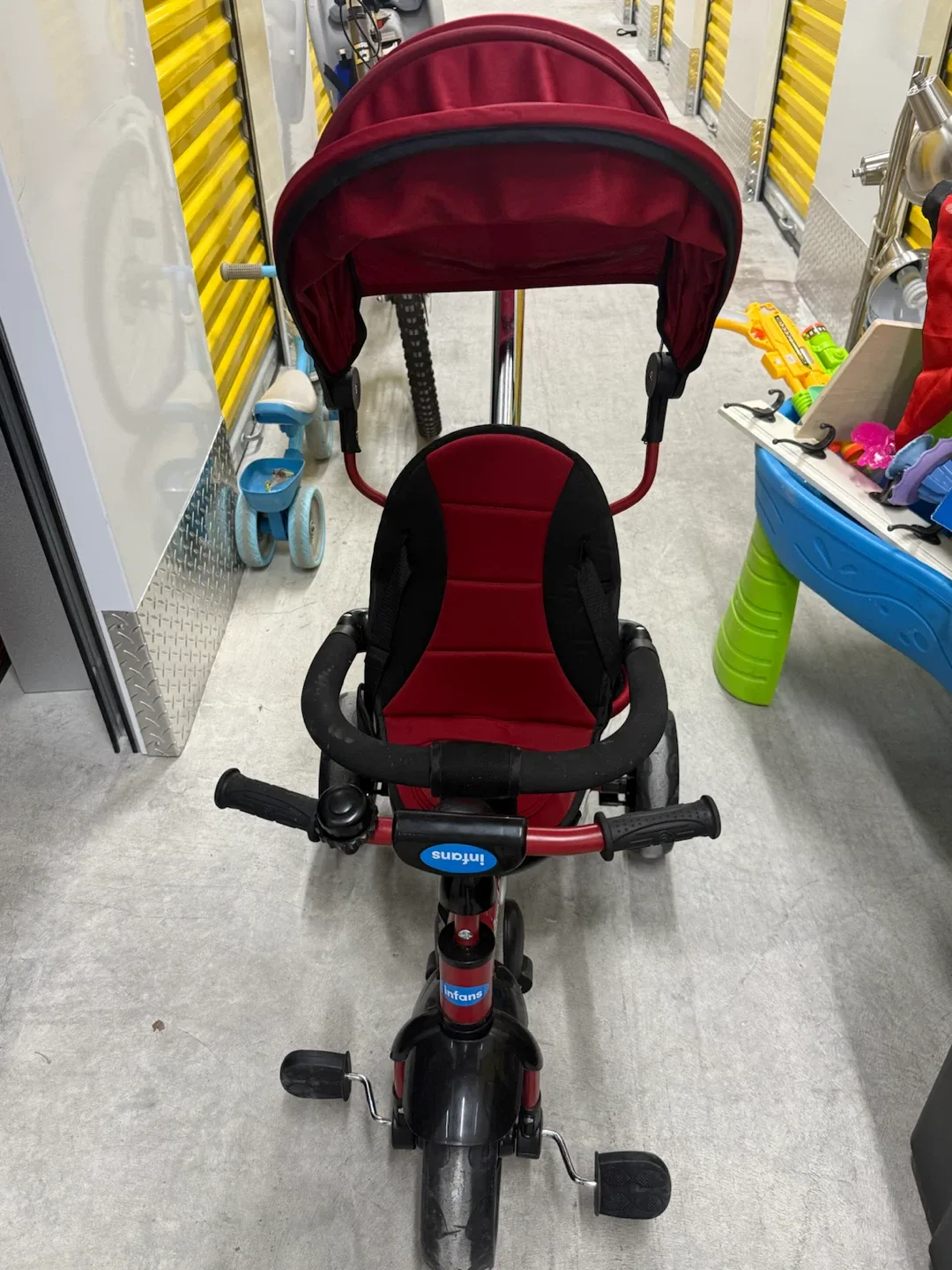 Red Infans Tricycle with Canopy