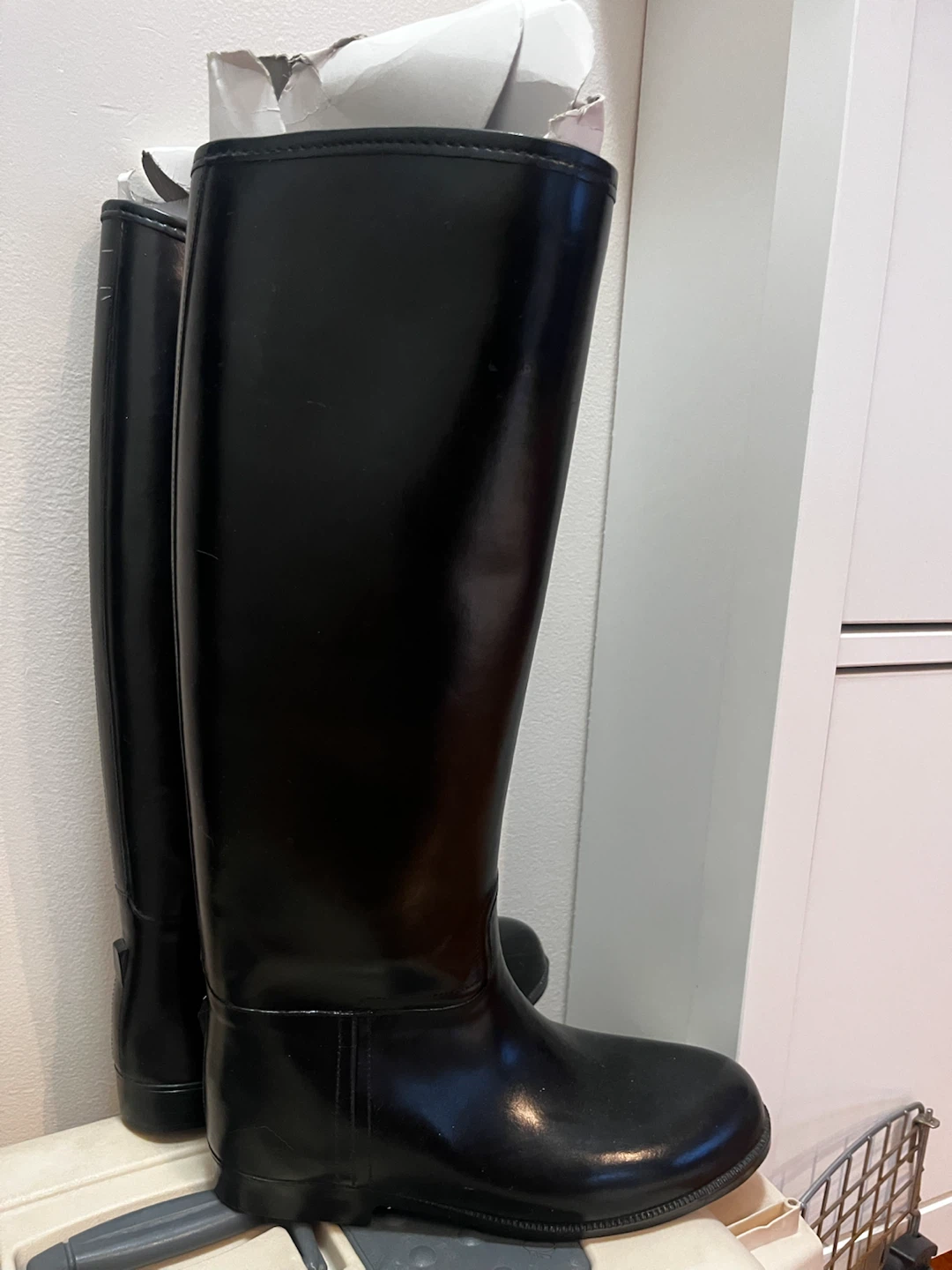 Auken Black Riding Boots