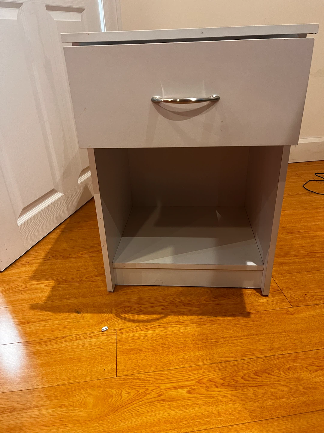 Mainstays White Nightstand with Drawer
