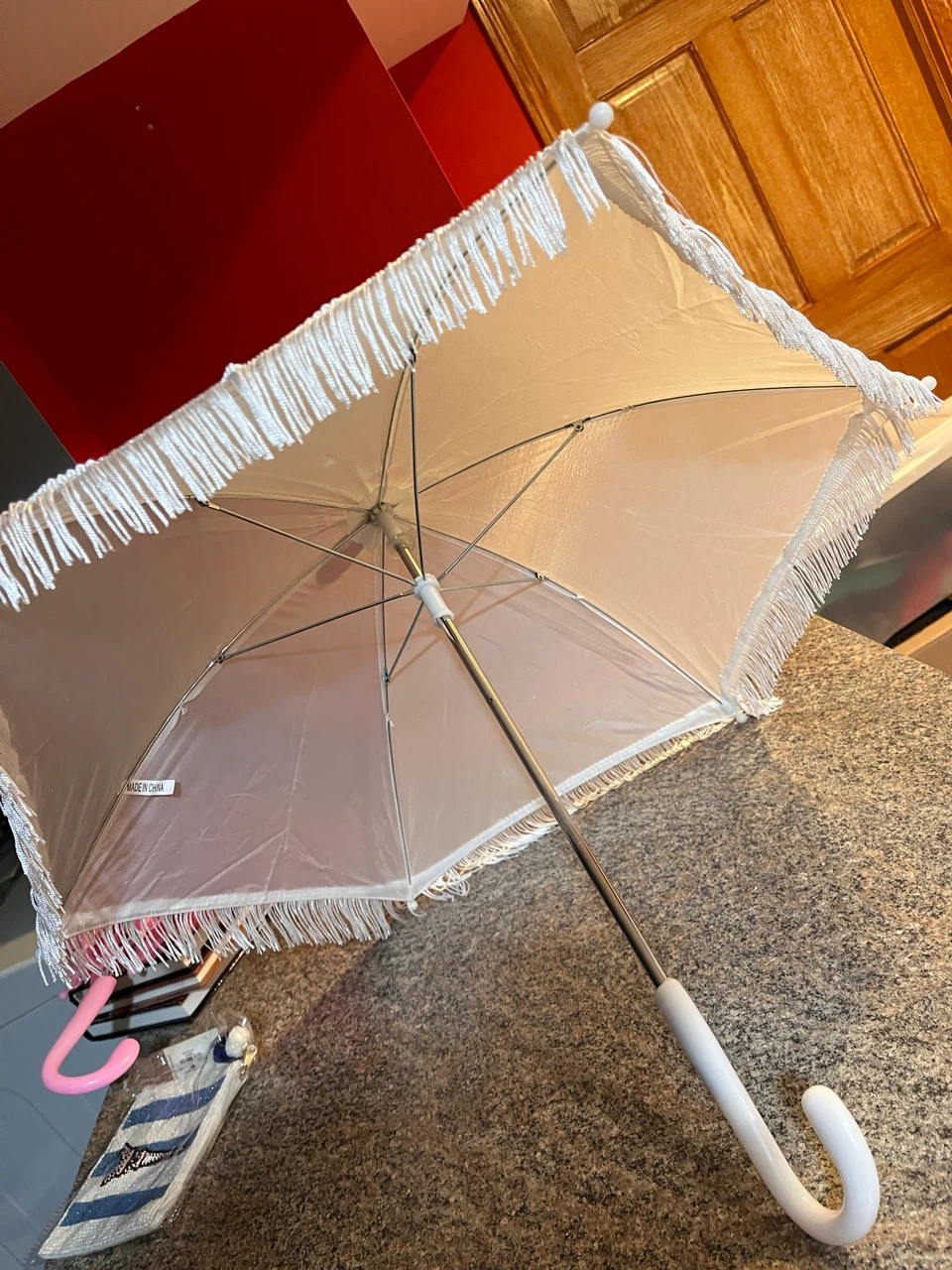 White and Pink Children's Umbrellas - photo 5