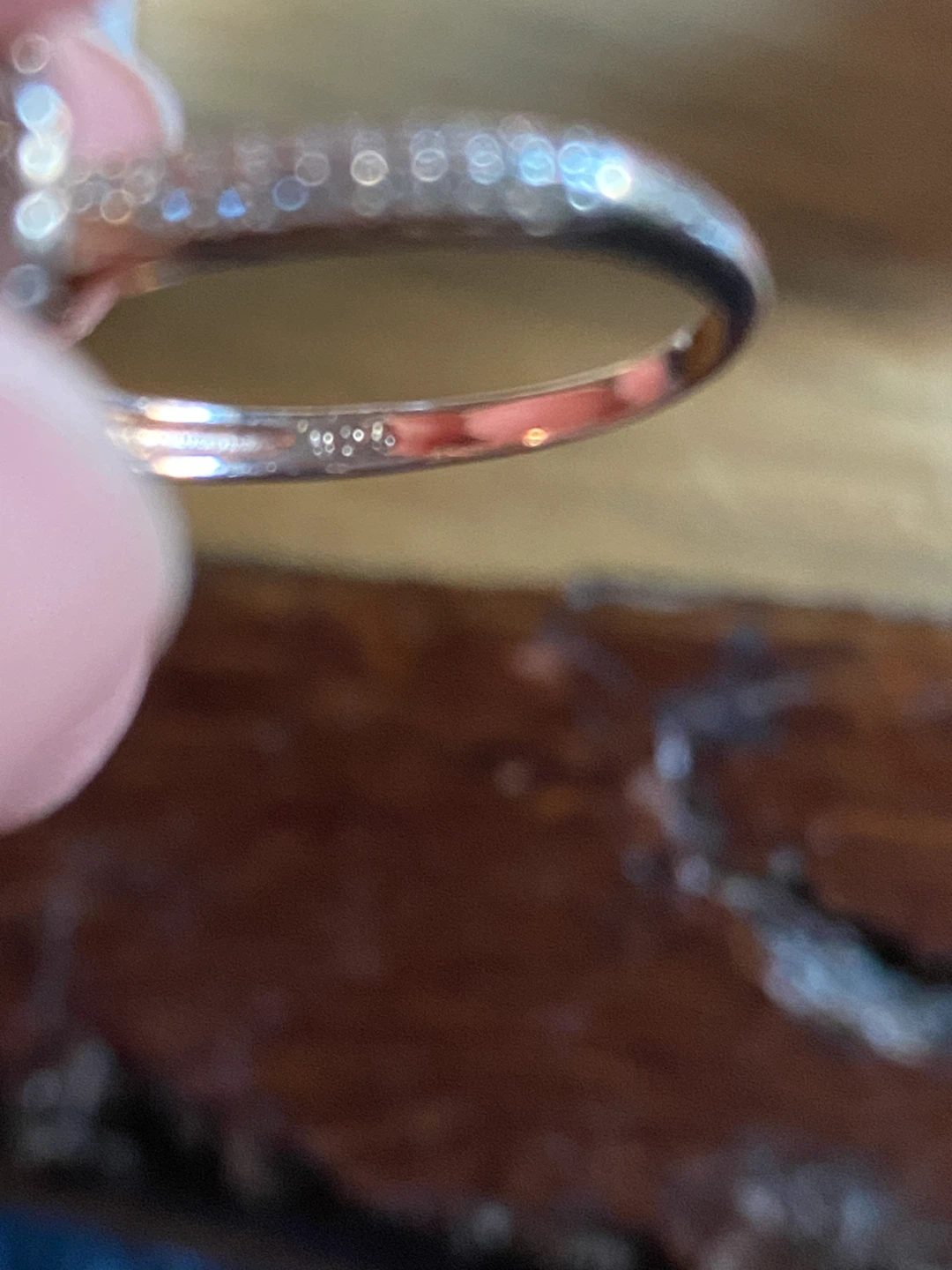 Diamond Halo Engagement Ring - photo 3