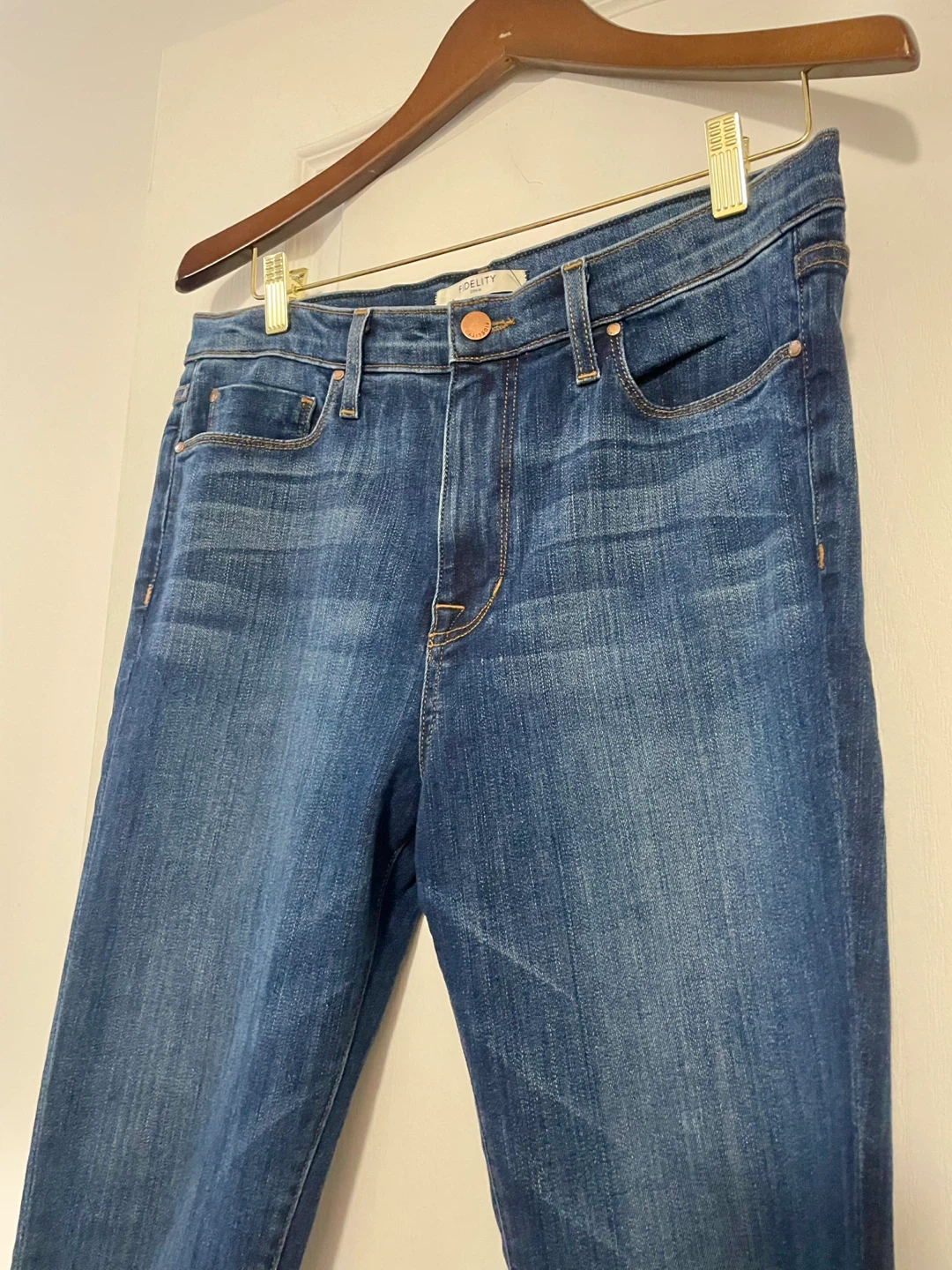 Fidelity Gwen High Super Skinny Jeans Size 31 - photo 2