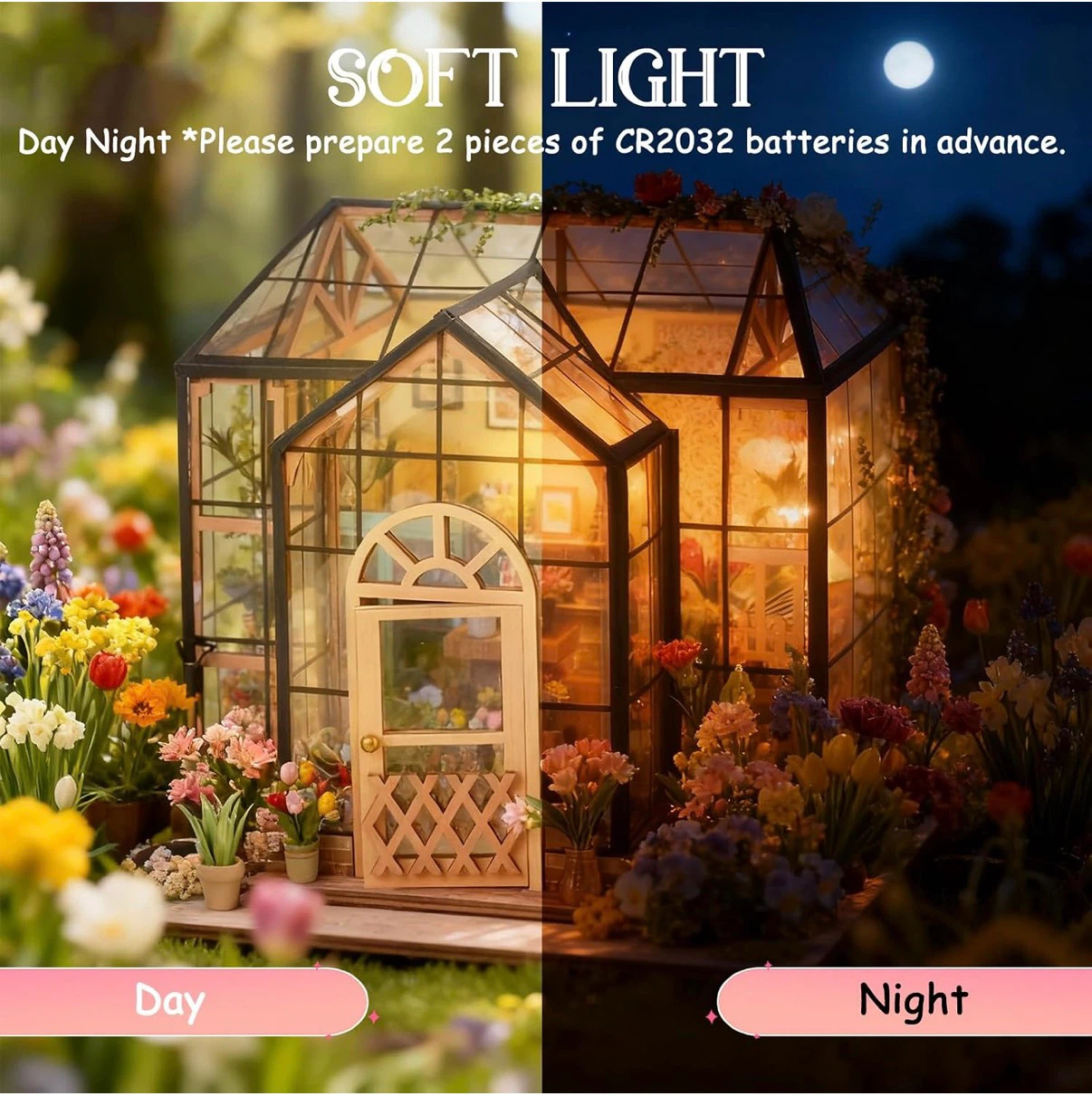 DIY Miniature Greenhouse Dollhouse Kit - photo 4
