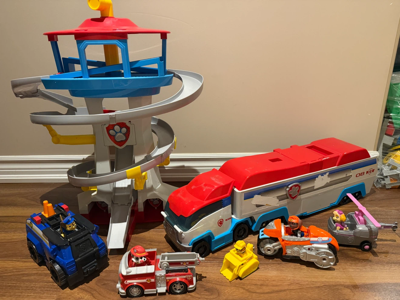 Paw Patrol lot of toys, good condition