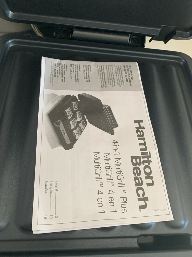 Hamilton Beach 4-in-1 MultiGrill Plus - photo 3