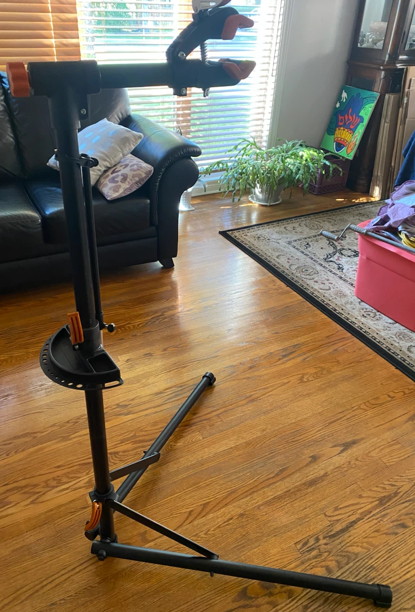 Black Bike Repair Stand
