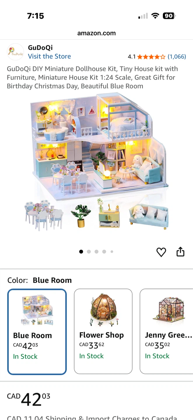 DIY Miniature Dollhouse Kit