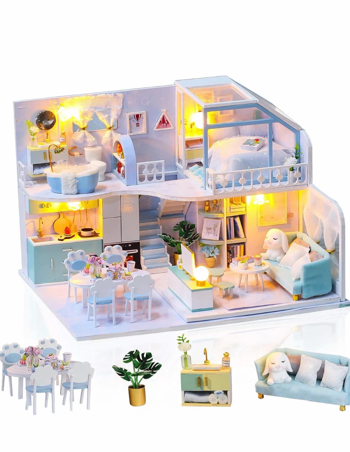 DIY Miniature Dollhouse Kit - photo 2