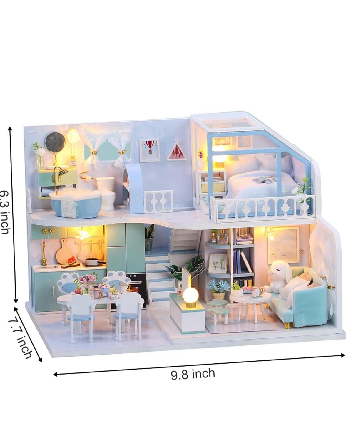 DIY Miniature Dollhouse Kit - photo 3