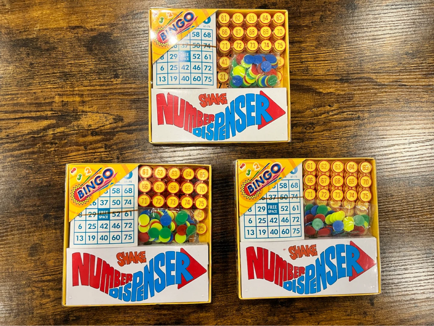 Bingo Game Set with Number Dispenser