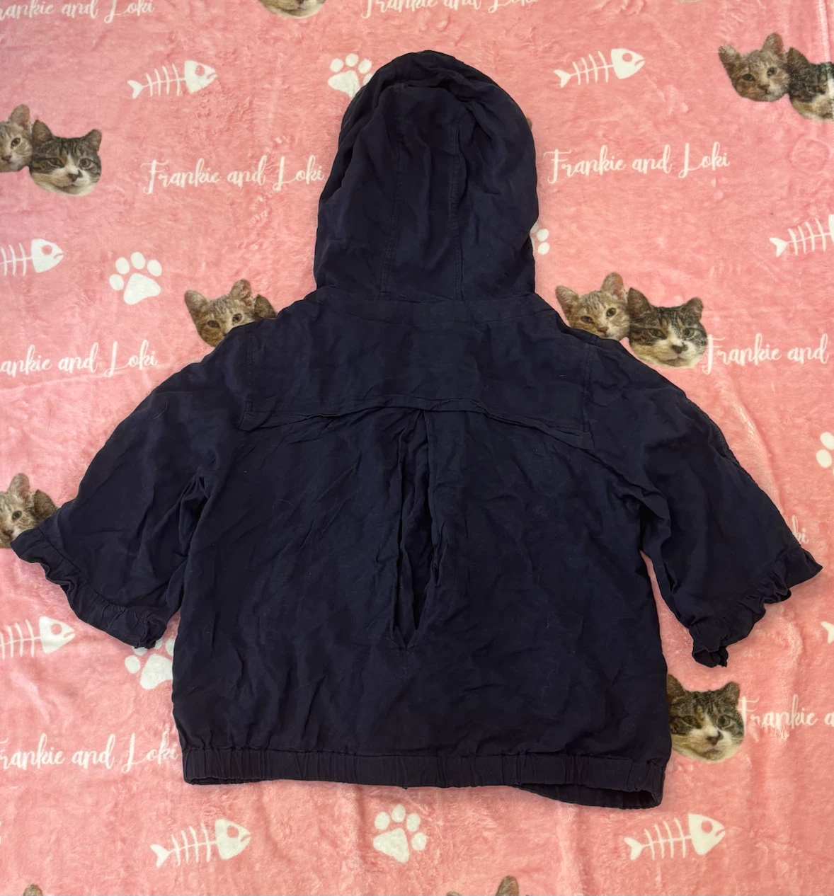 Axes Femme Navy Blue Hooded Jacket - photo 2