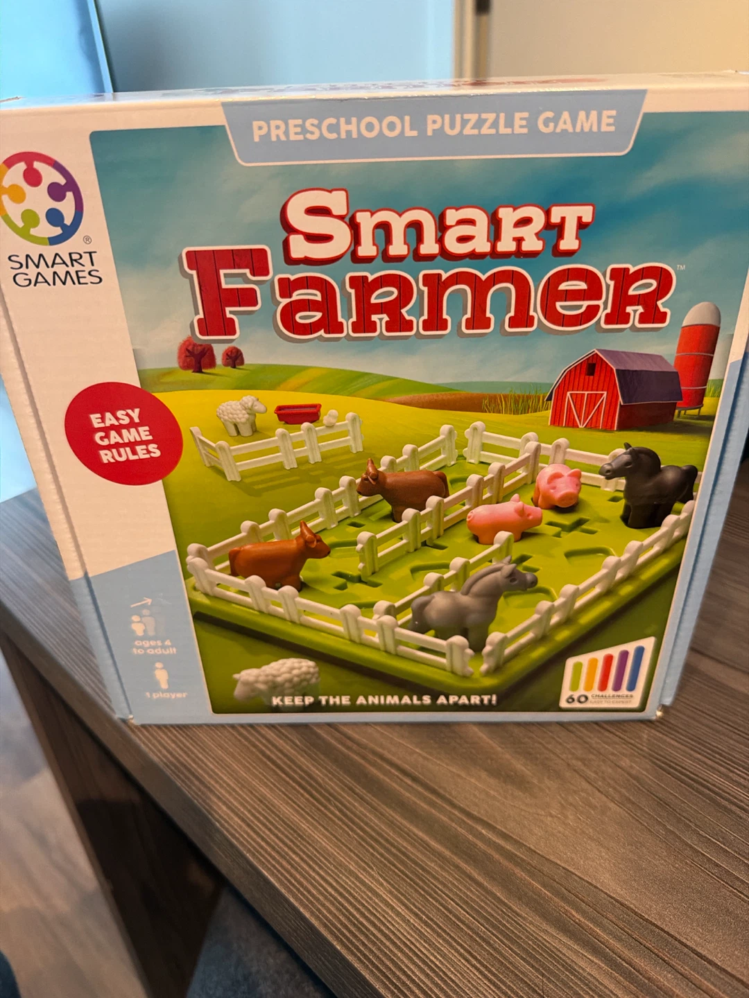 Smart Farmer Puzzle Game by SmartGames - Complete