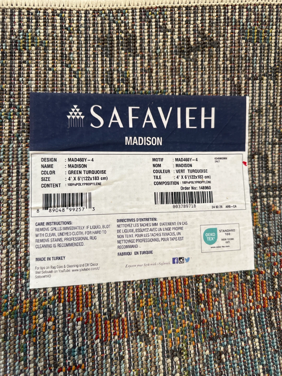 Safavieh Rug 4' X 6' - photo 2