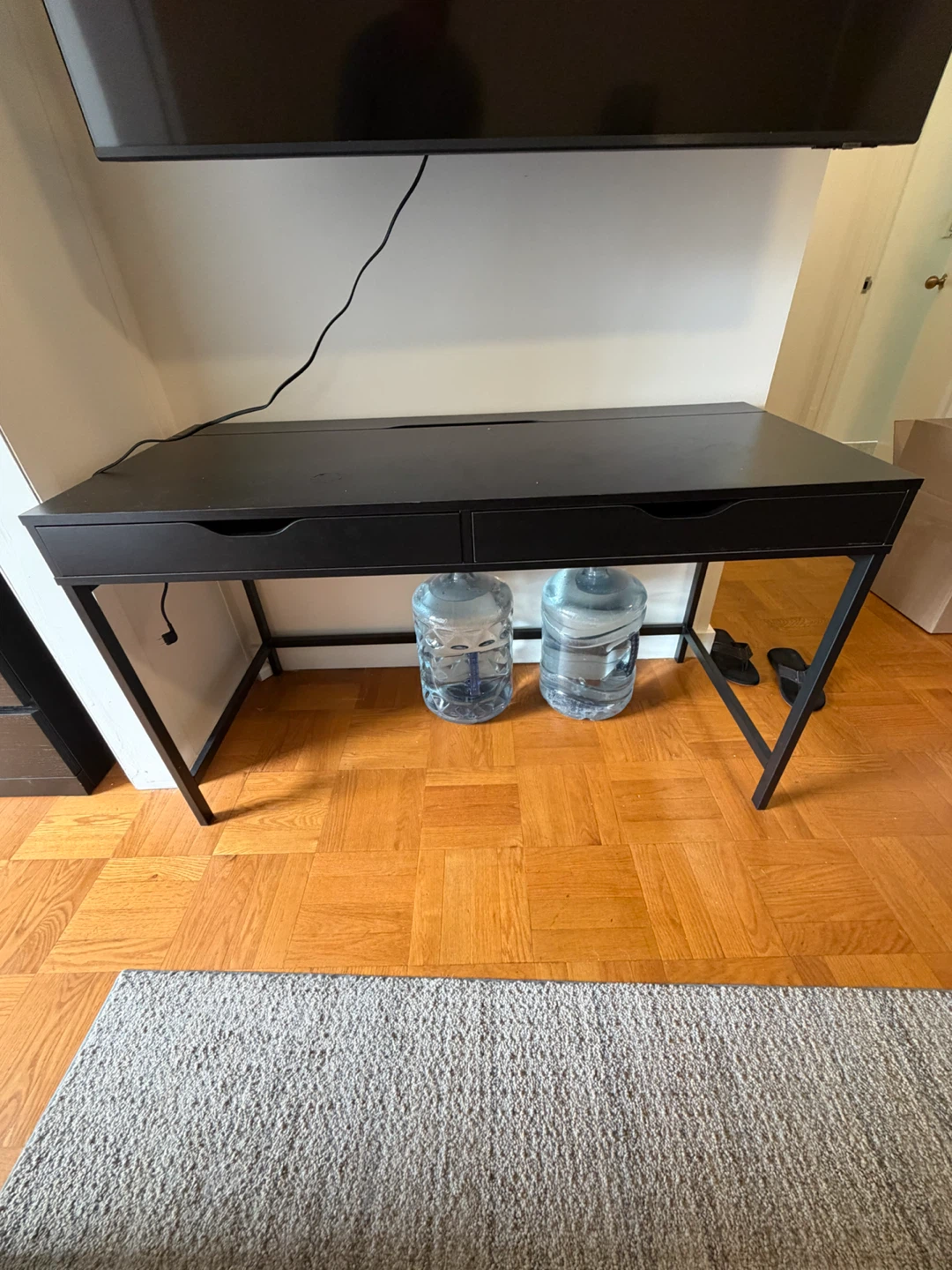 IKEA ALEX Desk, Black-brown - photo 3
