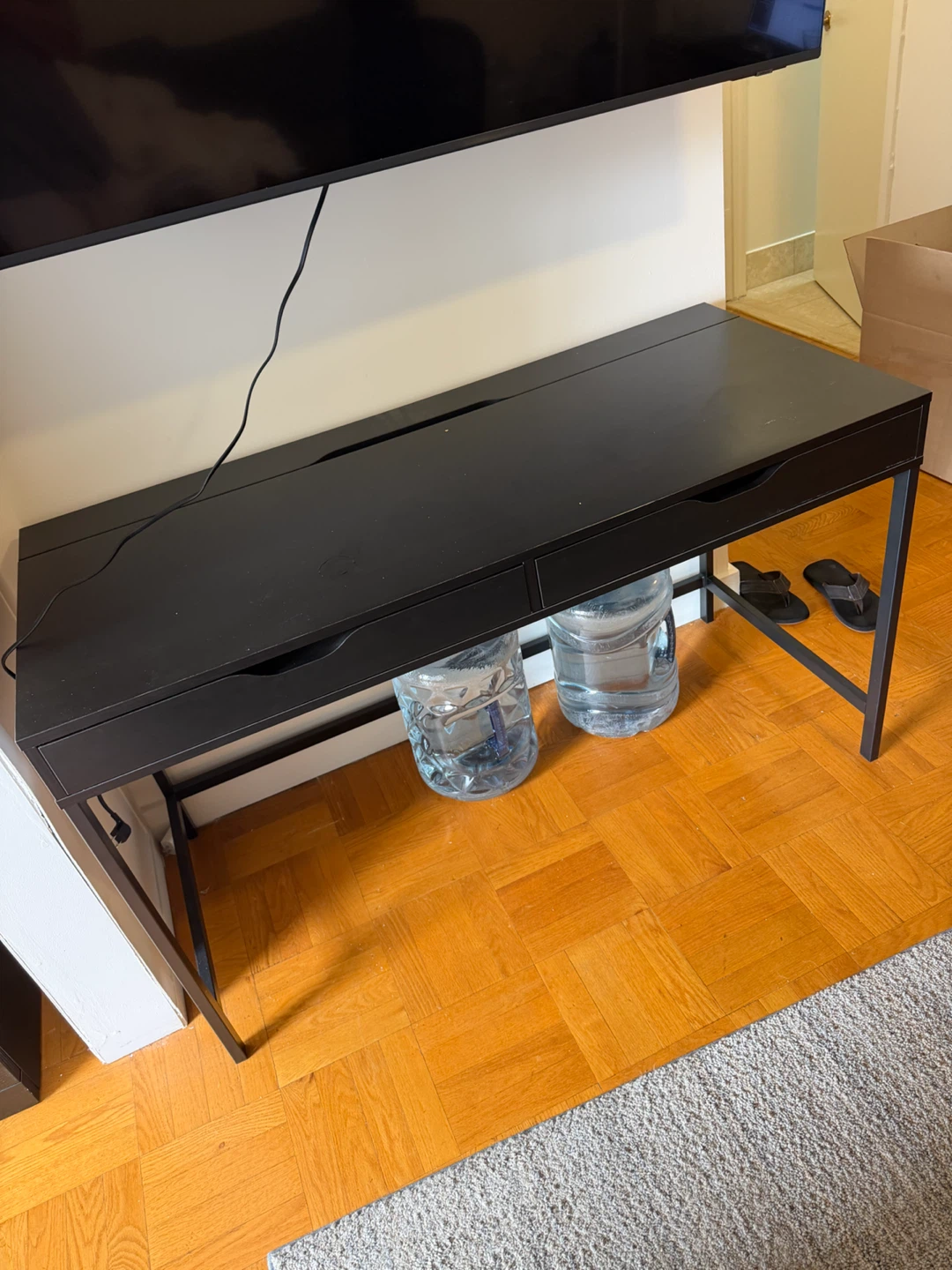 IKEA ALEX Desk, Black-brown - photo 4