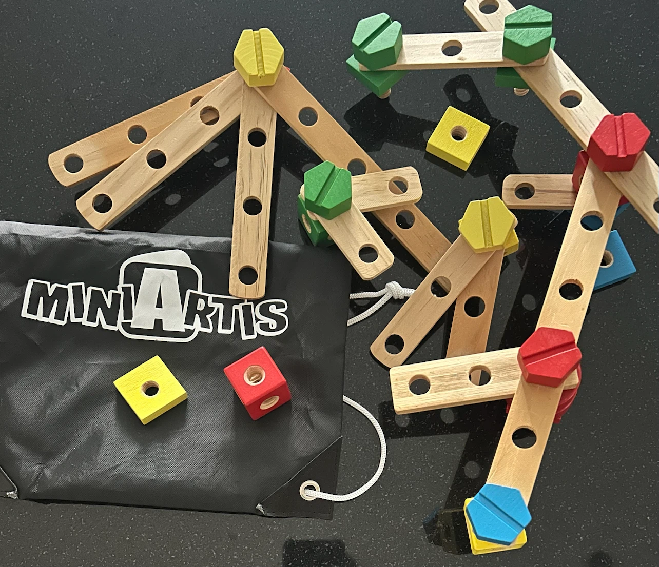 Mini Artis Wooden Building Blocks Set - photo 4