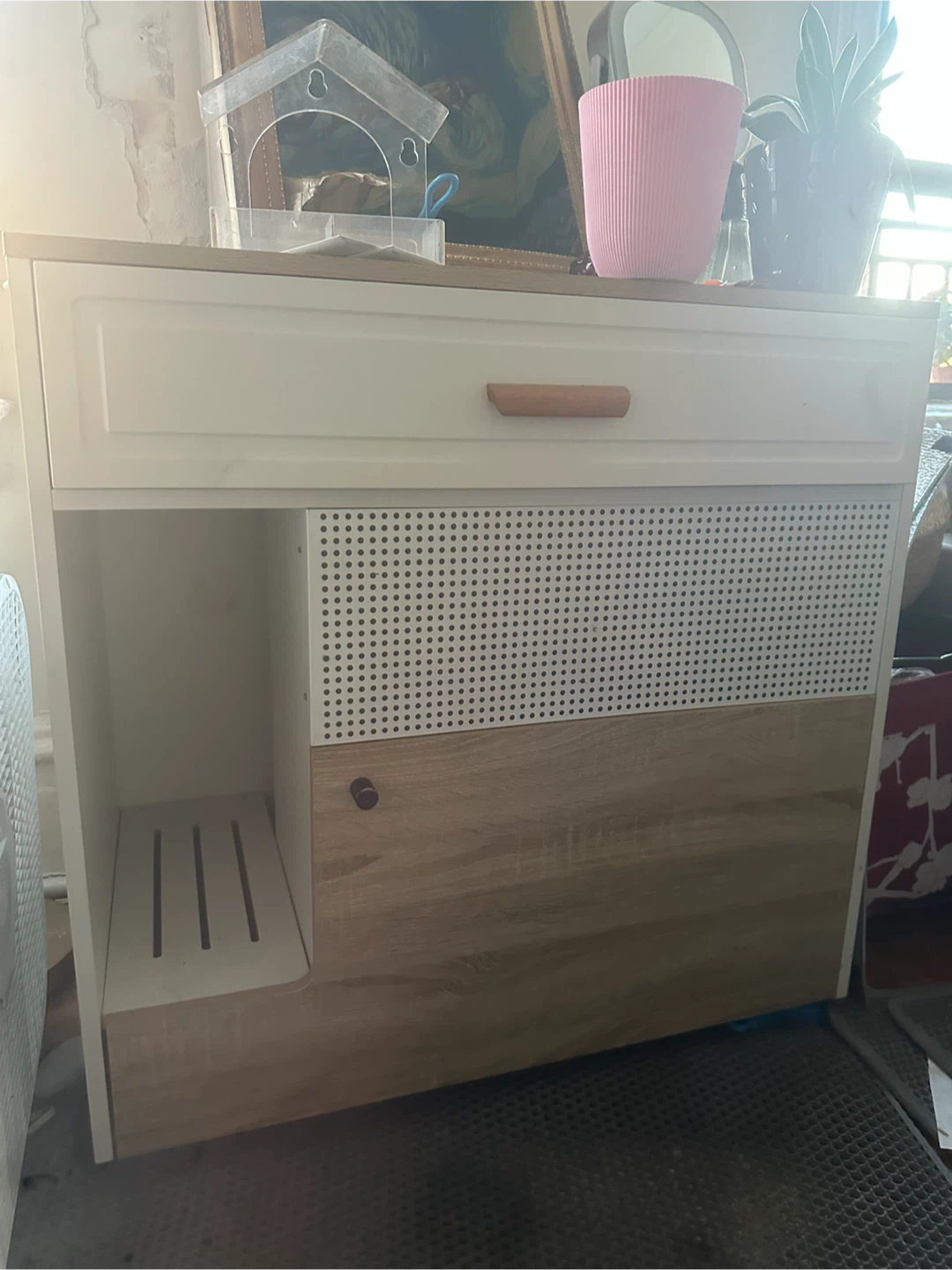 Hidden Litter Box Enclosure Cabinet - photo 2