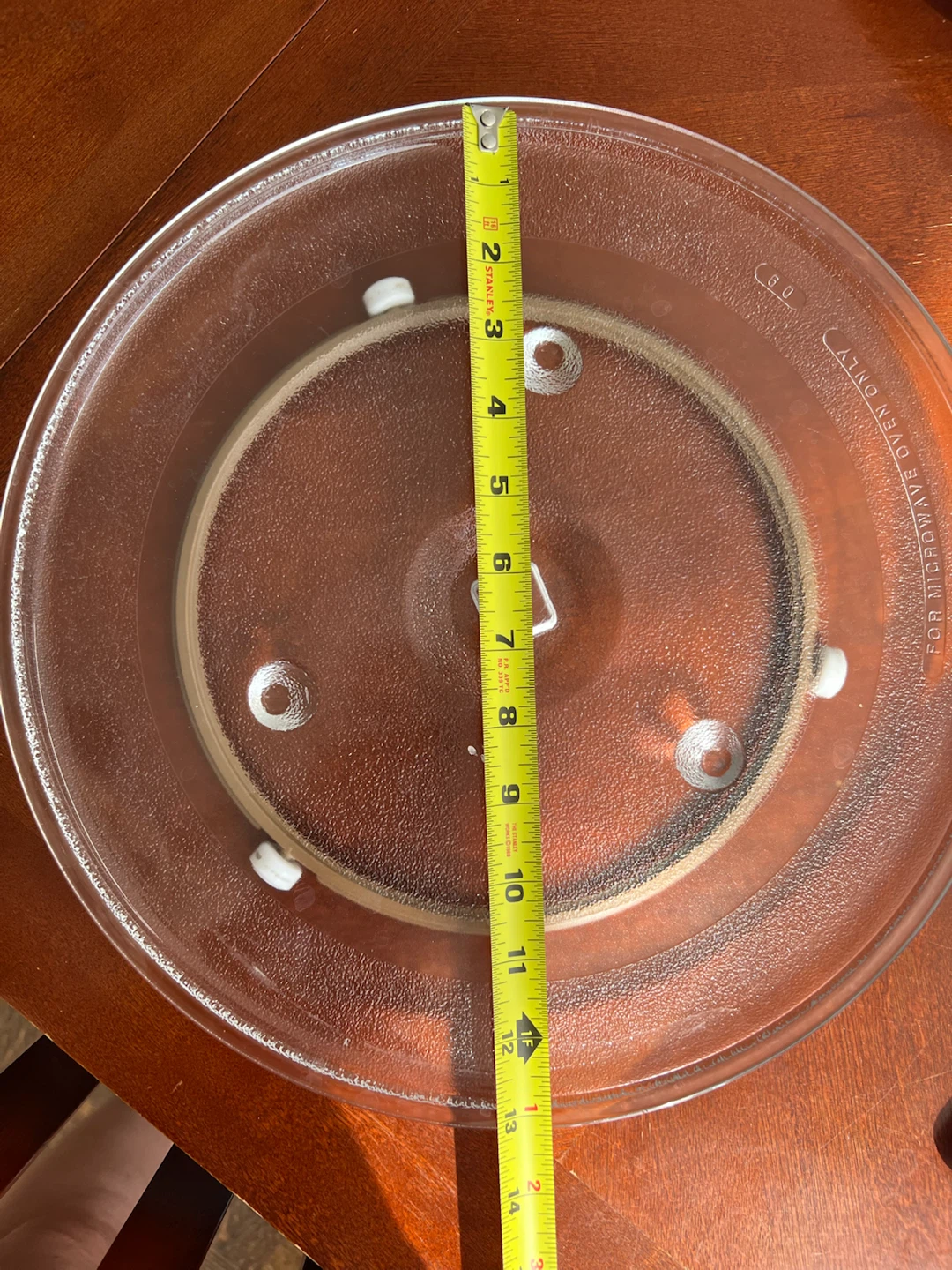 Replacement Glass Microwave Turntable Plate - photo 2