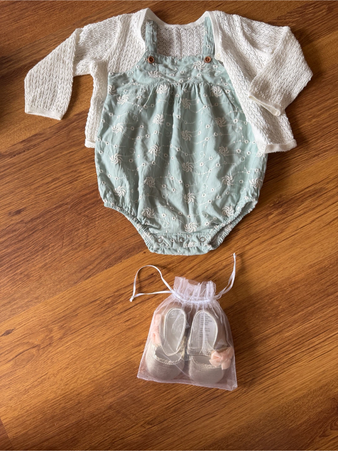 Baby Girl Outfit Set with Shoes 6 month