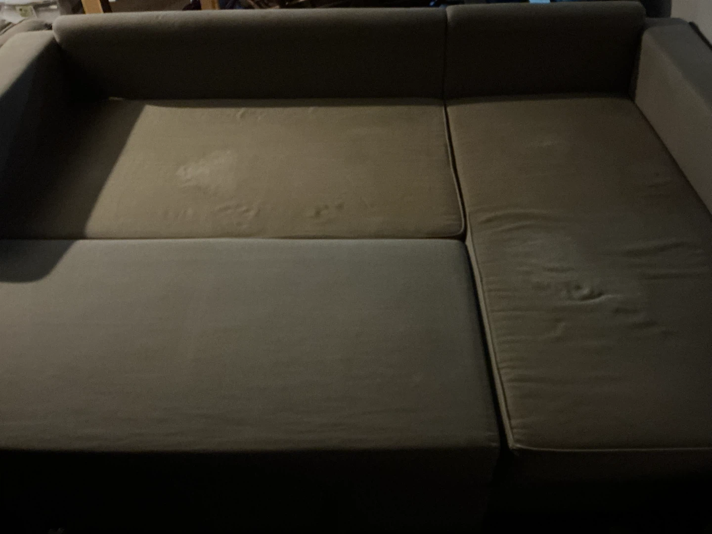 IKEA corner couch with sofa bed - photo 3