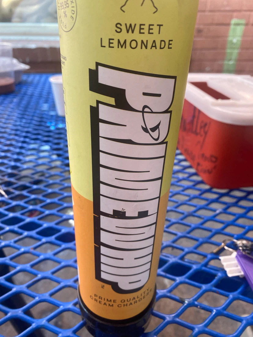Prime N2O Sweet Lemonade Cream Chargers 640g