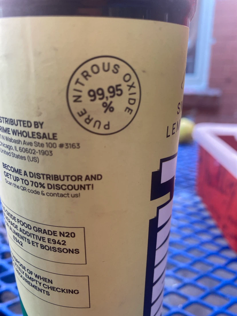 Prime N2O Sweet Lemonade Cream Chargers 640g - photo 2