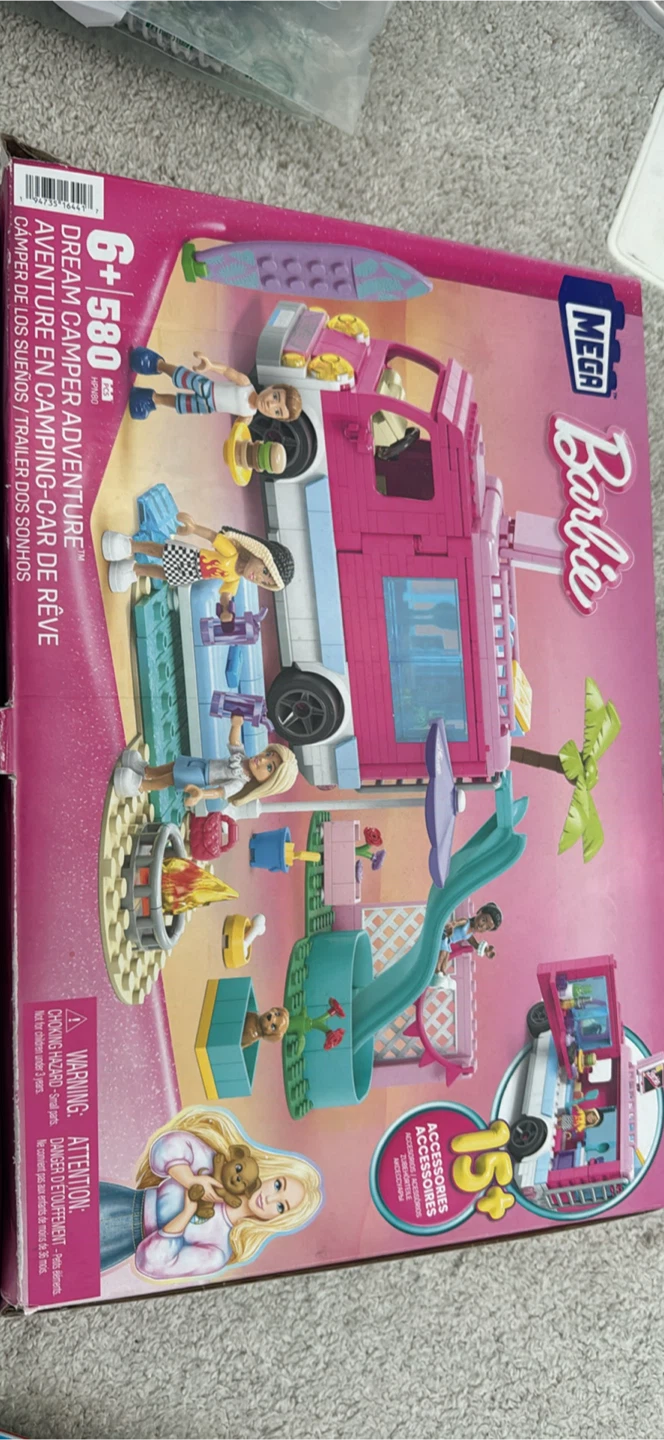 Mega Barbie Dream Camper Adventure Building Set