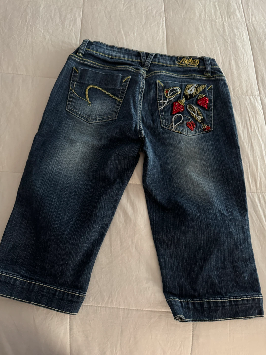 LOT29 Embroidered Capri Jeans Size 5 - photo 2