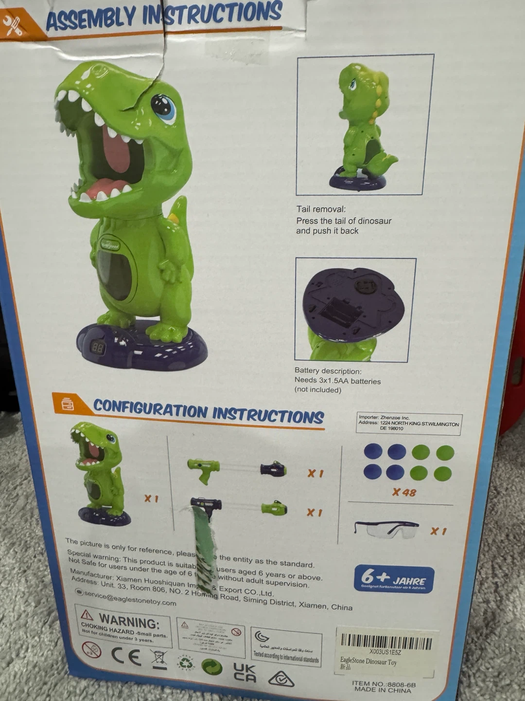EagleStone Dinosaur Shooting Toy - photo 3
