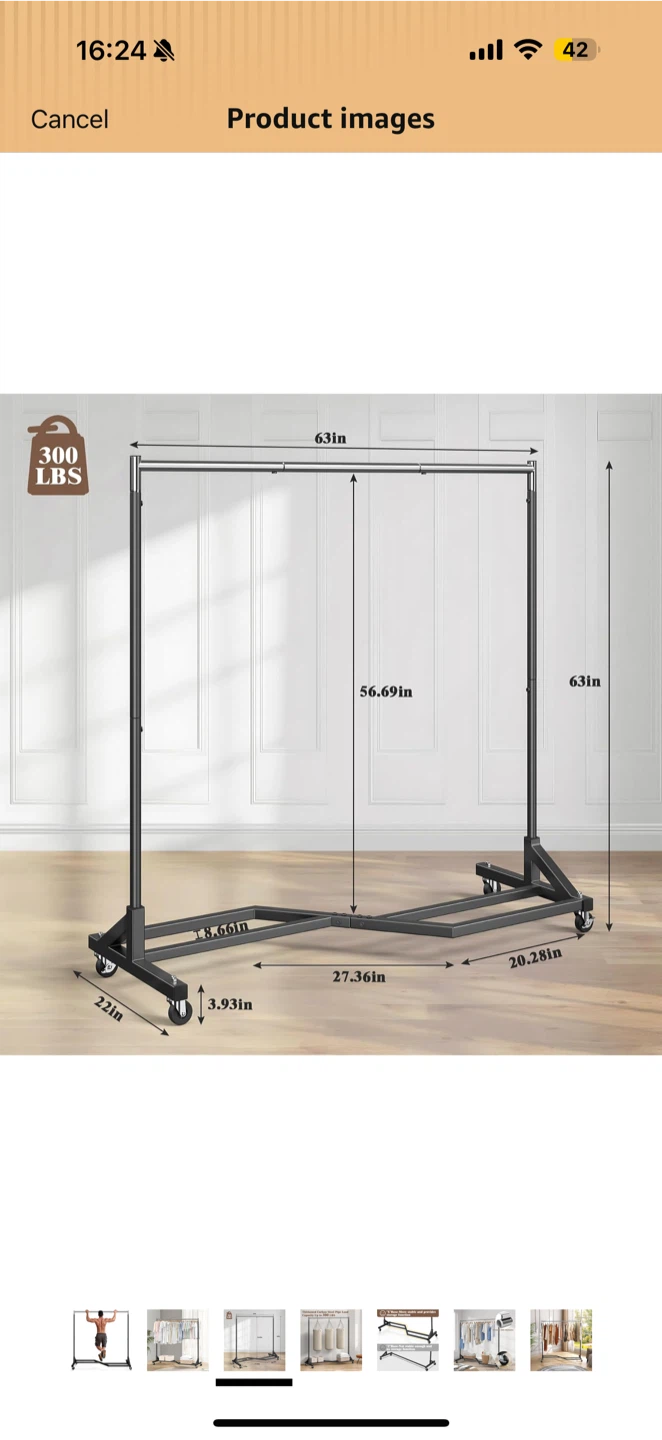 Clothes rack + protective cover - photo 2