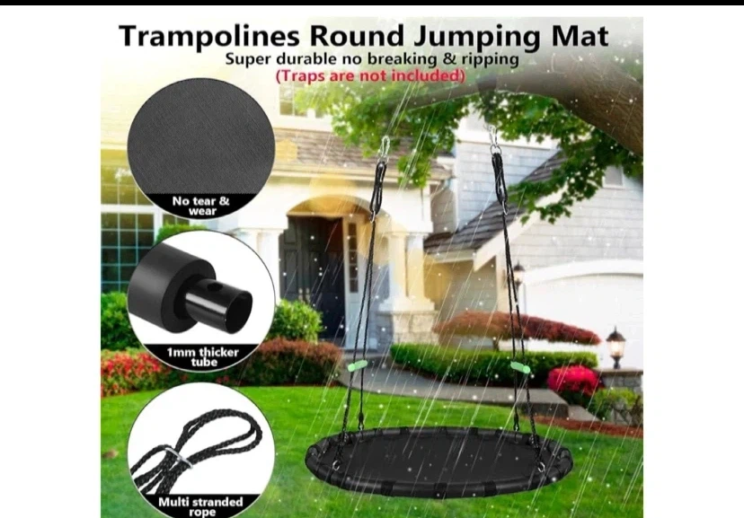 40" Diameter Tree Swing - 450LBS Weight Capacity