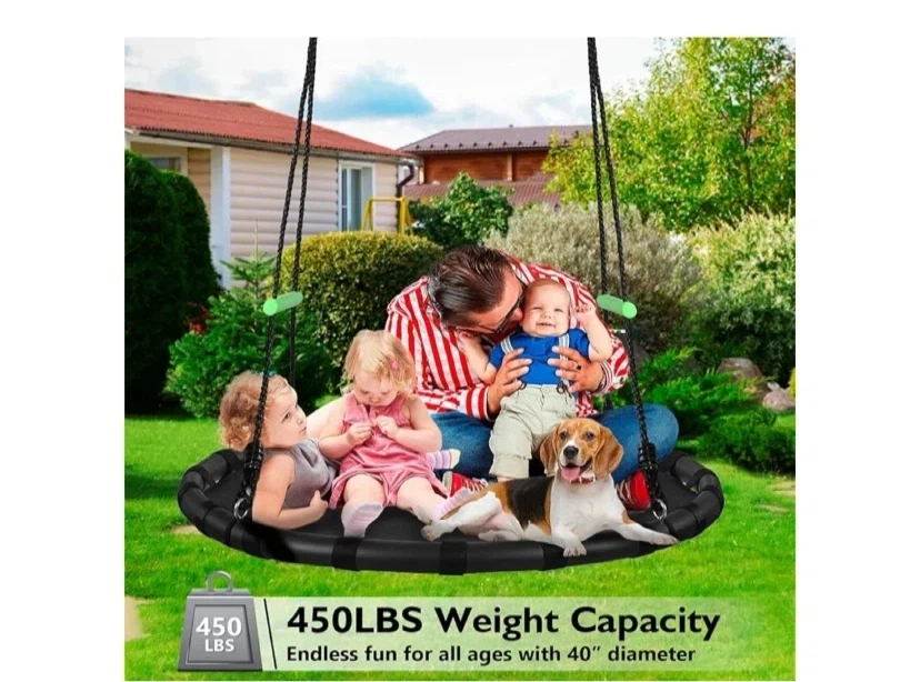 40" Diameter Tree Swing - 450LBS Weight Capacity - photo 5