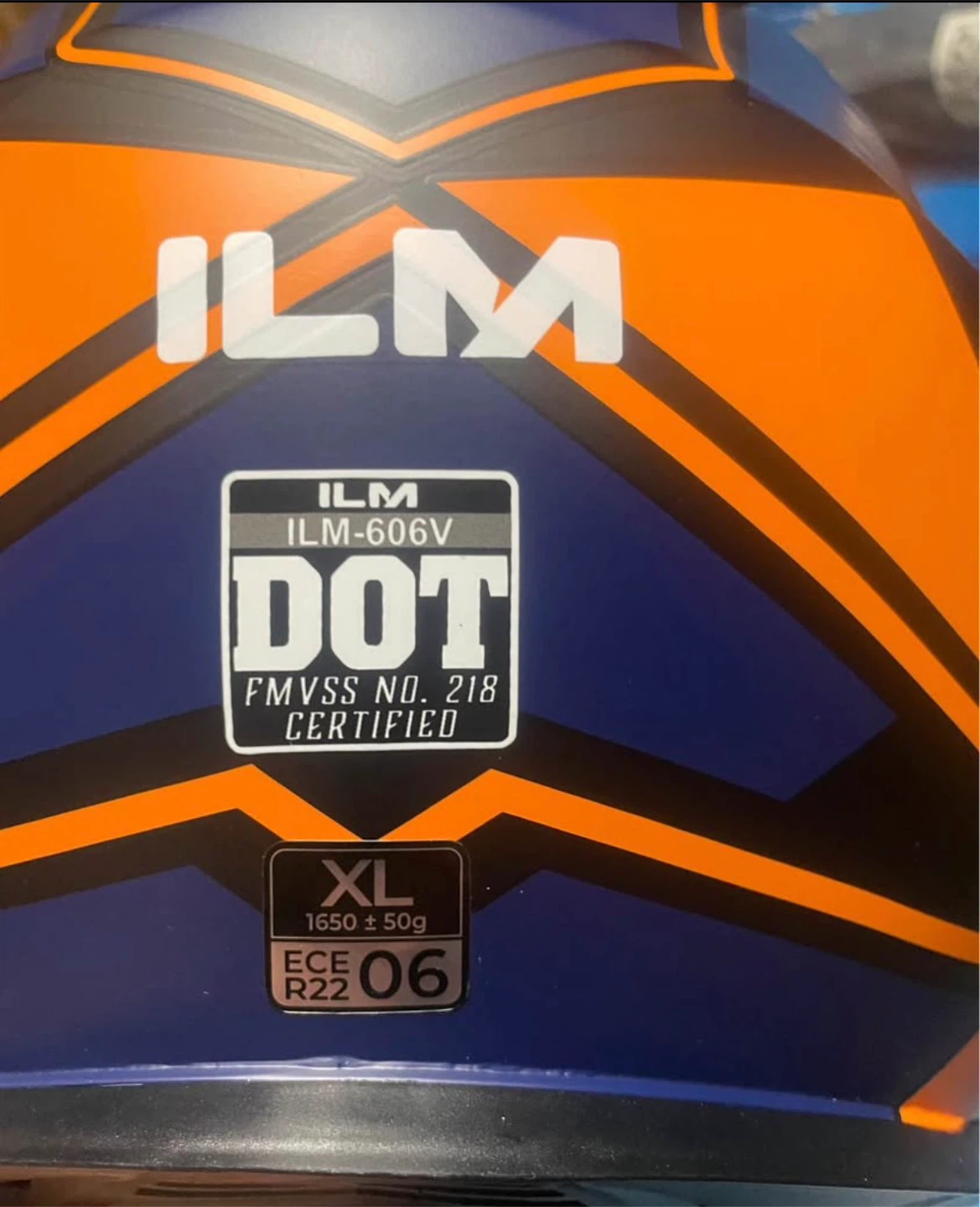 ILM ILM-606V DOT Certified Motorcycle Helmet - XL - photo 2